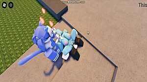 Whoreblox game unfolds with a wild gangbang in moment 11