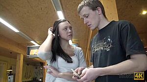 lucky fucker organizes pickup at bowling alley.