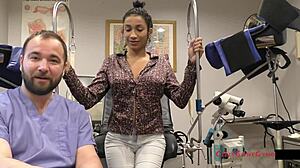 yo, Miss Mars tested with e-stim by Doctor Tampa and Nurse Kristen! ⚡