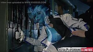 In this wild parody, a daring crew explores deep with intense banging in Ass Effect