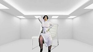 Babička princezna Leia líže Darth Tochterovu temnou stranu