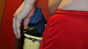 First Time Pissed On? She Drinks and Swallows!