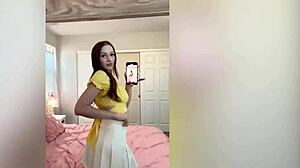 Redhead teen 18+ step sister fucking and sucking