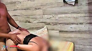 Can Old Mrs. Moema Resist The Monster Cock?