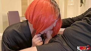 can the stepmother resist when he pulls out his penis and masturbates in front of her?