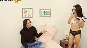 My Girlfriend Fucking My Stepsister We Make Him Fuck Us Both