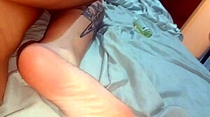 Big ass teen teases stepdad's penis intensely