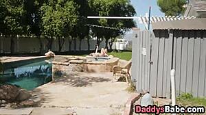 Stepdaughter Gives Sloppy Deepthroat Blowjob