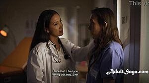 Will Doctor Sinn Sage Seduce Nurse Vicky Chase in Taboo Affair?