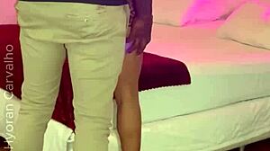 Married Woman Takes BBC Creampie in Public