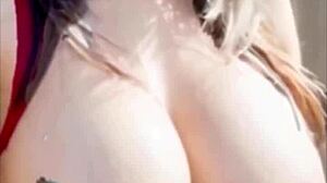 female warrior's costume gets destroyed in bikini 😱