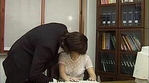 Want to try the secretary's pussy and ass?