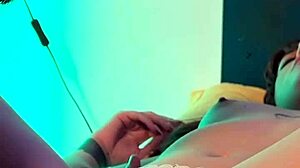 I watch my mature lover fuck my petite young girlfriend passionately