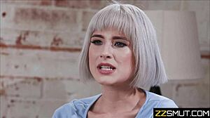 Lesbian couple needs cock for threesome