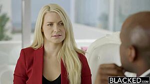 Blacked: Blonde Anikka Albrite, Can You Handle BBC Ass Fucking?