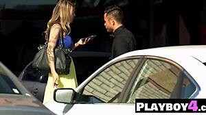 Busty Milf Sucks Tattoo Dick While He Licks Pussy