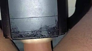 lovense solace toy cumshot by stranger