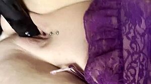 catalia valentine fucks pussy with toy squirting