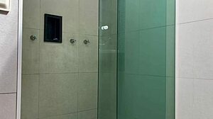 Young Guy Takes Me Passionately on All Fours in the Shower