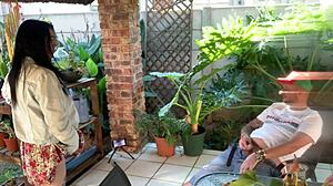 Mutual masturbation outdoor with my stepsis