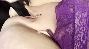 catalia valentine fucks pussy with toy squirting