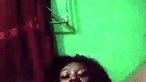 teen girl having fun alone in the dark