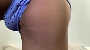 Tiny Barely Legal Teen 18+ Stuffing Panties in Plump Pussy