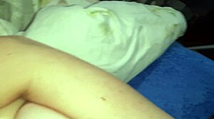Risky betrayal with neighbor while girlfriend sleeps beside me