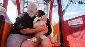 japanese college girl in outdoor amateur shoot