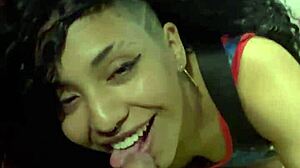 Teen ARGENTINA takes CUM on BUENOS AIRES streets