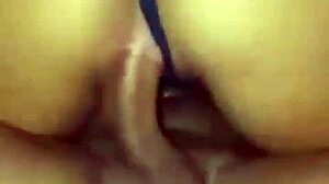 Latina enjoys home anal sex