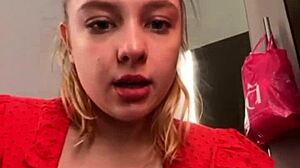 Public fucking in changing room with deepthroat