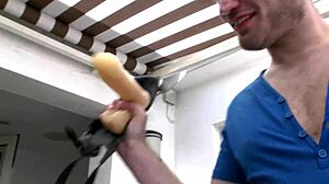 french brunette gets fucked deep and hard by european guy in hardcore sex scene