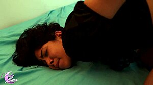 Sneaking a guy with big cock into my room to fuck my tight pussy while parents are home?