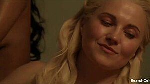 Lucy Lawless and Stars Shine in Spartacus Scenes