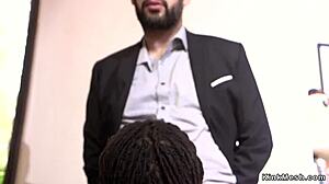 ebony teen saving family with bdsm sex