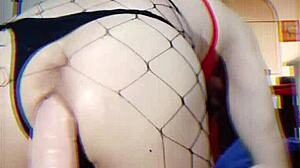 Using My Two New Wide Dildos