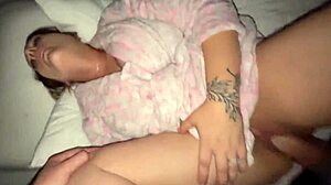 couple has real hot sex late at night