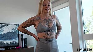 Bratty Goth Step Sis Demands Massage, Gets Pink Pussy Destroyed