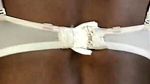 my pussy creampied on the wet cock