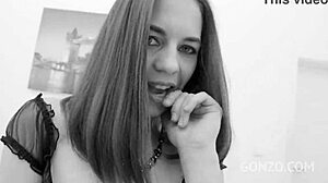 Nensi Fox Assfucked In Interracial Threesome