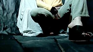 Boyfriend in Disguise Fucks Small 18+ Brunette Latina's Ass in Homemade Clip