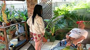 Mutual Masturbation Outdoor with My Stepsis, So Hot!