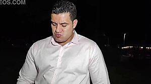 yuri gaucho boss shows off his big cock masturbation until he cums hard