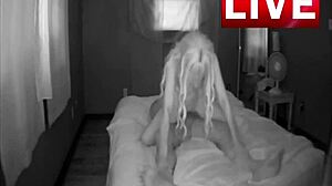 Misty Summers caught licking and riding on cam.