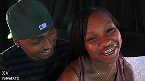 Introduction to dick slapped featuring a couple in casting interview