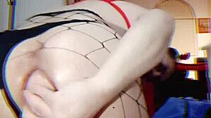 Using My Two New Wide Dildos