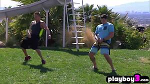 i am a chubby swinger couple enjoying sex with other couples