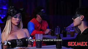 Sexmex brengt sexy heks gatita veve voor snelle latina pijpbeurt en wilde neukpartij. Haar grote tieten maken me gek!