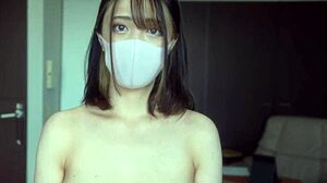 japanese college girl in outdoor amateur shoot